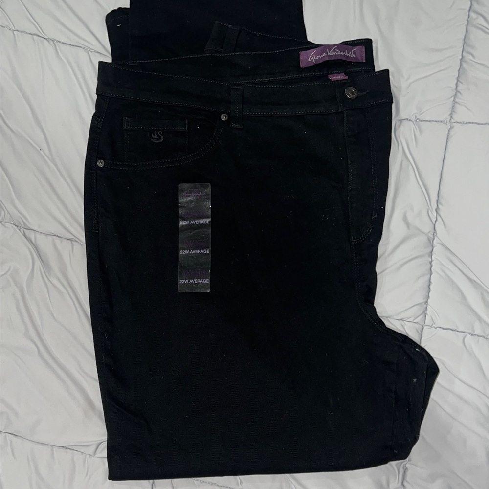 Gloria Vanderbilt Women's Black Skinny Jeans